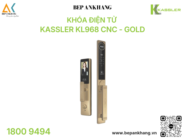 Khóa điện tử Kassler KL968 CNC - Gold